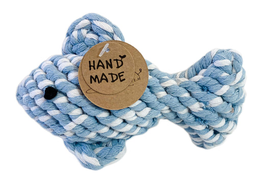 Fish rope toy