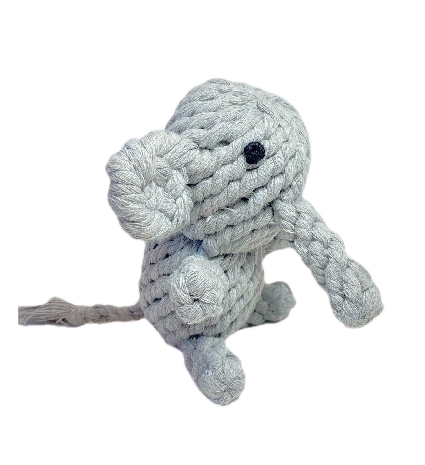 Elephant rope toy