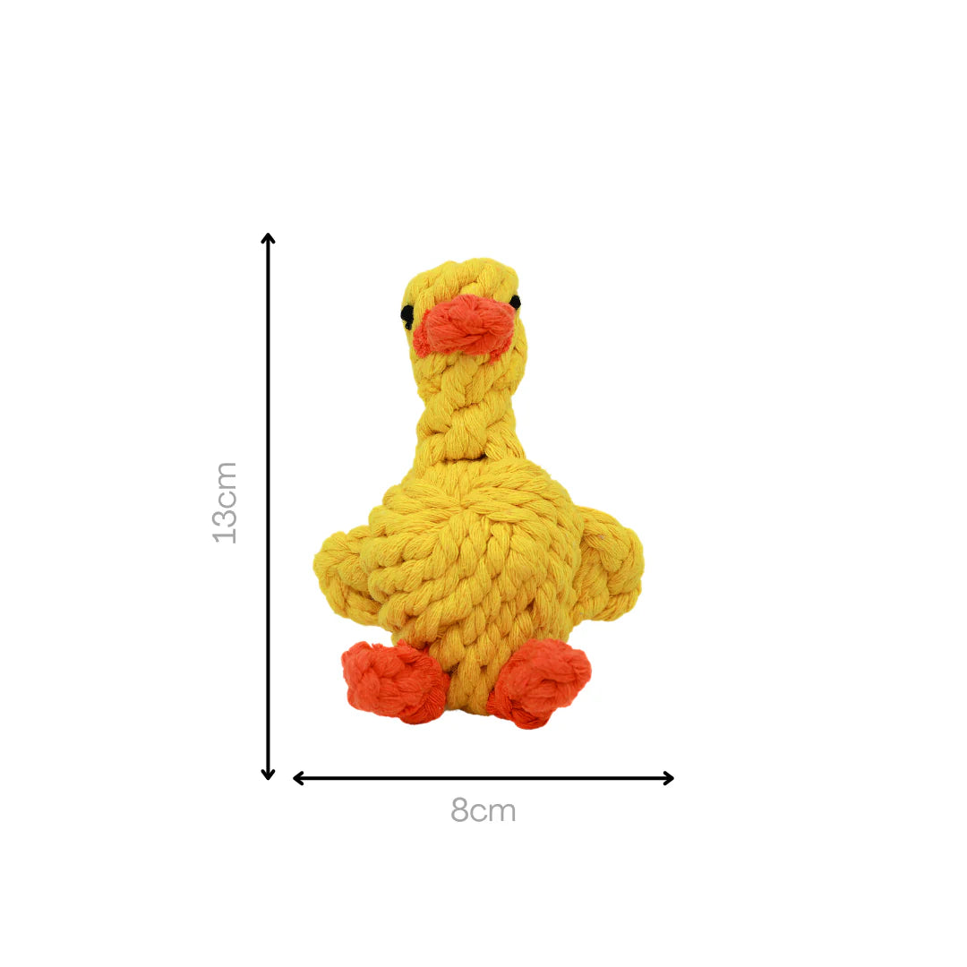 Yellow Duck rope toy