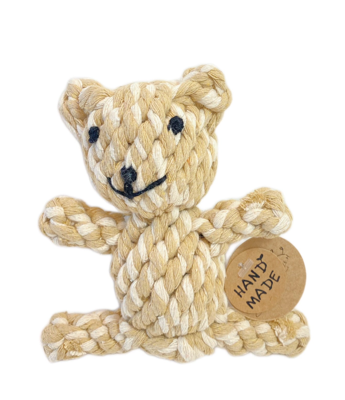 Coffee Bear rope toy