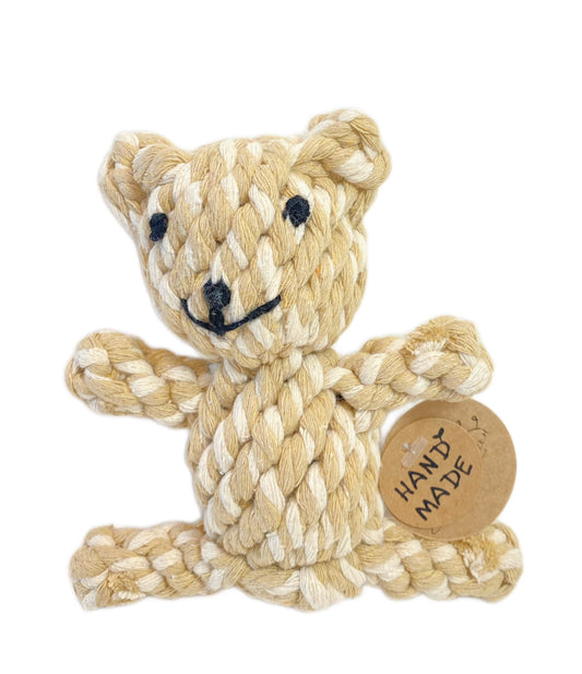 Coffee Bear rope toy