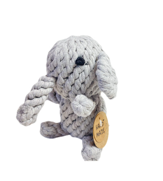 Elephant rope toy