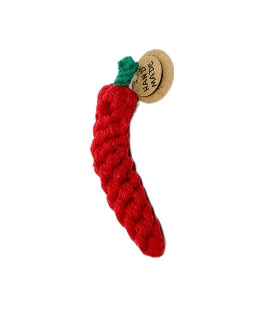 Red Chili rope toy