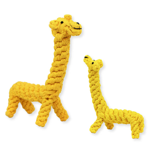 Giraffe rope toy